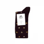 Dandy Street – vendita online – accessori uomo calzini – calzini uomo – calze eleganti – calzini fantasia – fantasia pois – Polka Raspberry