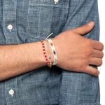 Dandy Street – vendita online – accessori uomo – bracciali abbinati uomo – set bracciali – tris bracciali – bracciali pietre dure – pietre naturali – argeno 925 – Tris#4