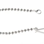 Dandy Street – vendita online – accessori uomo – catena portachiavi uomo da pantalone – lavorazione minima – argento invecchiato – Piccadilly