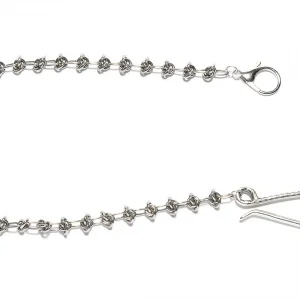 Dandy Street - vendita online - accessori uomo - catena portachiavi uomo da pantalone - lavorazione minima - argento invecchiato - Piccadilly Dandy Street - vendita online - accessori uomo - catena portachiavi uomo da pantalone - lavorazione minima - argento invecchiato - Piccadilly