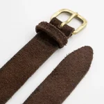 Dandy Street – vendita online – accessori uomo – cintura scamosciata uomo – cintura artigianale – cinture pelle – fibbia ottonata – Suedez