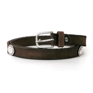 Dandy Street - vendita online - accessori uomo - cintura uomo cuoio artigianale - cintura pelle scamoscaita - borchie navajo - Medallion Dandy Street - vendita online - accessori uomo - cintura uomo cuoio artigianale - cintura pelle scamoscaita - borchie navajo - Medallion