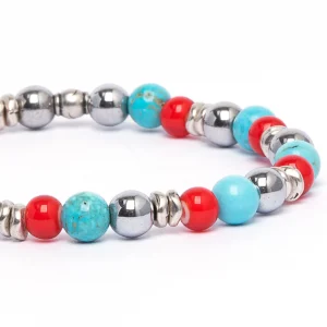 Dandy Street - vendita online - bracciale uomo - pietre naturali aulite ematite perle - sunset Dandy Street - vendita online - bracciale uomo - pietre naturali aulite ematite perle - sunset