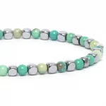 Dandy Street - vendita online - bracciale uomo - pietre naturali crisoprasio ematite - Apple