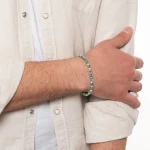 Dandy Street – vendita online – bracciale uomo – pietre naturali crisoprasio ematite – Apple