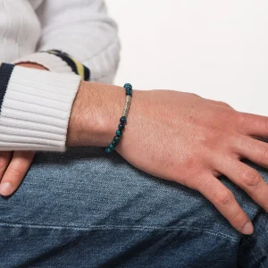 Dandy Street - vendita online - bracciale uomo - pietre naturali occhio di tigre - Petrol Dandy Street - vendita online - bracciale uomo - pietre naturali occhio di tigre - Petrol