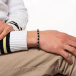 Dandy Street – vendita online – bracciale uomo – pietre naturali onice nero – Onice