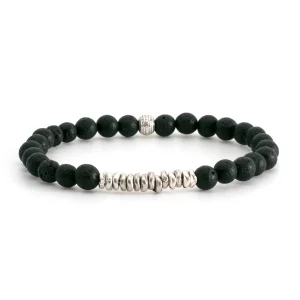 Dandy Street - vendita online - bracciale uomo - pietre naturali pietra lavica - Pietra lavica Dandy Street - vendita online - bracciale uomo - pietre naturali pietra lavica - Pietra lavica