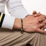 Dandy Street – vendita online – bracciale uomo di tendeza – pietre ntaruali occhio di tigre aulite – Atlanta