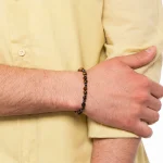 Dandy Street – vendita online – bracciali uomo di tendeza – bracciale argento 925 – pietre dure occhio di tigre – Roger
