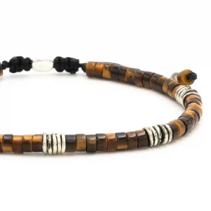 Dandy Street - vendita online - bracciali uomo di tendeza - bracciale argento 925 - pietre dure occhio di tigre - Tigre Dandy Street - vendita online - bracciali uomo di tendeza - bracciale argento 925 - pietre dure occhio di tigre - Tigre