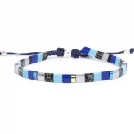 Dandy Street – vendita online – bracciali uomo di tendeza – bracciale macramè – perle tila miyuki giapponesi vetro sfumato – Akemi