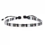 Dandy Street – vendita online – bracciali uomo di tendeza – bracciale macramè – perle tila miyuki giapponesi vetro sfumato – Kobe