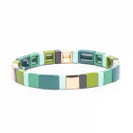 Dandy Street – vendita online – bracciali uomo di tendeza – bracciale multicolore elastico mattoncini – Lawn