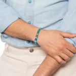 Dandy Street – vendita online – bracciali uomo di tendeza – bracciale multicolore elastico mattoncini – Wave