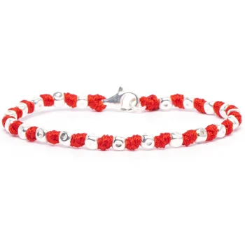 Dandy Street - vendita online - bracciali uomo di tendeza - bracciale stampa argento 925 - filo braided - chiusura moschettone - Jacob