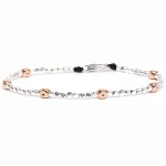 Dandy Street – vendita online – bracciali uomo di tendeza – bracciale stampa argento 925 – filo braided – chiusura moschettone – oro rosa – Robert