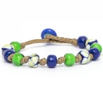 Dandy Street – vendita online – bracciali uomo di tendeza – bracciale taglia unica con perle di vetro di murano – Branca