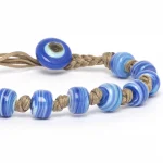 Dandy Street – vendita online – bracciali uomo di tendeza – bracciale taglia unica con perle di vetro di murano – Laguna