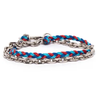 Dandy Street - vendita online - bracciali uomo di tendeza - doppio giro filo intrecciato - Marino