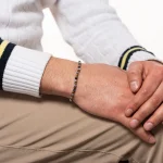 Dandy Street – vendita online – bracciali uomo di tendeza – pietre naturali perle occhio di tigre – Brown