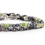 Dandy Street - vendita online - bracciali uomo di tendeza - pietre dure diaspro imperiale ematite - Harmony