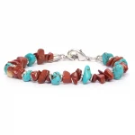 Dandy Street – vendita online – bracciali uomo di tendeza – pietre naturali aulite corallo – Coraline