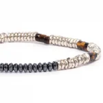 Dandy Street - vendita online - bracciali uomo di tendeza - pietre naturali occhio di tigre ematite - Nordic