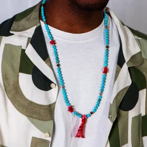 Dandy Street - vendita online collane uomo pietre naturali - collana con ciondolo - aulite corallo pirite - Laysan Dandy Street - vendita online collane uomo pietre naturali - collana con ciondolo - aulite corallo pirite - Laysan