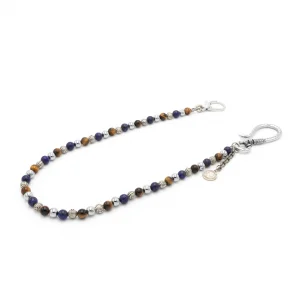 Dandy Street - shop online - accessori uomo - catena per pantaloni da uomo - pietre naturali lapislazzuli ematite occhio di tigre - pendaglio con monetina - Cerros Dandy Street - shop online - accessori uomo - catena per pantaloni da uomo - pietre naturali lapislazzuli ematite occhio di tigre - pendaglio con monetina - Cerros