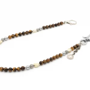 Dandy Street - shop online - accessori uomo - portachiavi catena per pantaloni da uomo - pietre naturali ematite occhio di tigre pietra lavica - pendaglio con monetina - Oeste Dandy Street - shop online - accessori uomo - portachiavi catena per pantaloni da uomo - pietre naturali ematite occhio di tigre pietra lavica - pendaglio con monetina - Oeste