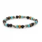 Dandy Street – shop online – gioielli uomo – Idea regalo per San Valentino per lei e per lui – Box regalo bracciali con pietre naturali – Braciale elastico – Bracciali regalo di San Valentino – Box #10