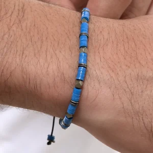 Dandy Street - shop online bracciali uomo di tendenza - bracciale uomo in argento - bracciale macrame - pietre semipreziose pirite vinile africano - Chagall Dandy Street - shop online bracciali uomo di tendenza - bracciale uomo in argento - bracciale macrame - pietre semipreziose pirite vinile africano - Chagall