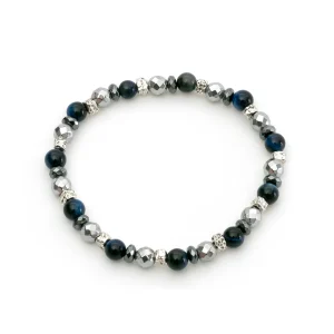 Dandy Street - shop online bracciali uomo di tendenza - bracciale elastico - bracciale uomo - bracciale pietre dure ematite occhio di tigre - Gurtas Dandy Street - shop online bracciali uomo di tendenza - bracciale elastico - bracciale uomo - bracciale pietre dure ematite occhio di tigre - Gurtas