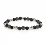 Dandy Street – shop online bracciali uomo di tendenza – bracciale elastico – bracciale uomo – bracciale pietre dure ematite onice pirite pietra lavica – Aster
