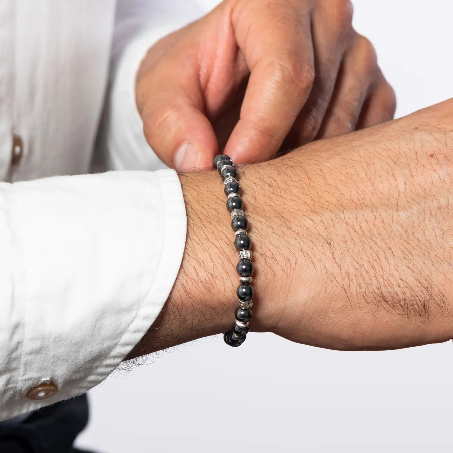 Dandy Street - shop online bracciali uomo di tendenza - bracciale elastico - bracciale uomo - bracciale pietre naturali ematite - Energia Dandy Street - shop online bracciali uomo di tendenza - bracciale elastico - bracciale uomo - bracciale pietre naturali ematite - Energia