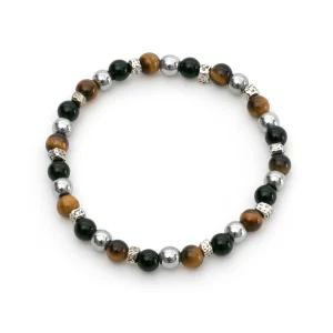 Dandy Street - shop online bracciali uomo di tendenza - bracciale elastico - bracciale uomo - bracciale pietre naturali occhio di tigre ematite onice - Pear Dandy Street - shop online bracciali uomo di tendenza - bracciale elastico - bracciale uomo - bracciale pietre naturali occhio di tigre ematite onice - Pear