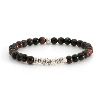 Dandy Street - shop online bracciali uomo di tendenza - bracciale elastico - bracciale pietre naturali occhio di tigre - Love