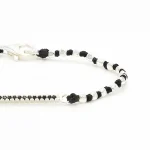 Dandy Street - shop online bracciali uomo di tendenza - bracciale uomo in argento - zirconi incastonati - nodini filo braided - Lilibeth