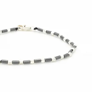 Dandy Street - shop online bracciali uomo di tendenza - bracciale uomo in argento - bracciale chiusura moschettone - pietre semipreziose ematite - Bent Dandy Street - shop online bracciali uomo di tendenza - bracciale uomo in argento - bracciale chiusura moschettone - pietre semipreziose ematite - Bent