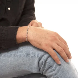 Dandy Street - shop online bracciali uomo di tendenza - bracciale uomo in argento - bracciale chiusura moschettone - pietre semipreziose ematite - Bent Dandy Street - shop online bracciali uomo di tendenza - bracciale uomo in argento - bracciale chiusura moschettone - pietre semipreziose ematite - Bent