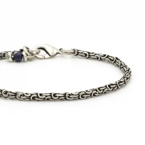 Dandy Street - shop online bracciali uomo di tendenza - bracciale uomo maglia bizantina placcata argento - Nyx Dandy Street - shop online bracciali uomo di tendenza - bracciale uomo maglia bizantina placcata argento - Nyx