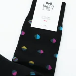 Dandy Street – shop online – accessori uomo  – calzini uomo cotone – calze uomo – calzini uomo classici pois – Optical Bla