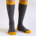 Dandy Street – vendita online – calzini uomo – calze eleganti – calzini fantasia cotone – City Cinza