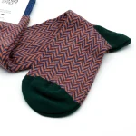 Dandy Street – shop online – accessori uomo calzini uomo cotone – calze da uomo con lavorazione a spina di pese – Herringbone Gorria