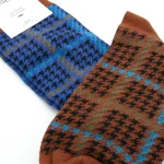 Dandy Street – shop online – accessori uomo calzini uomo cotone – calzini eleganti e classici – Principe di Galles Blue