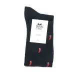 Dandy Street – shop online – accessori uomo calzini uomo cotone – Calze portafortuna in cotone da uomo – Cornetto Blue