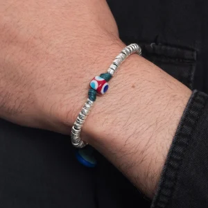 Dandy Street - shop online bracciali uomo di tendenza - bracciale con Murrine per estati al mare - Belzoni Dandy Street - shop online bracciali uomo di tendenza - bracciale con Murrine per estati al mare - Belzoni