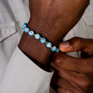 Dandy Street - shop online bracciali uomo di tendenza - bracciale da uomo con occhio greco - Serie Lucky Dandy Street - shop online bracciali uomo di tendenza - bracciale da uomo con occhio greco - Serie Lucky