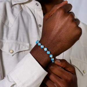 Dandy Street - shop online bracciali uomo di tendenza - bracciale da uomo con occhio greco - Serie Lucky Dandy Street - shop online bracciali uomo di tendenza - bracciale da uomo con occhio greco - Serie Lucky